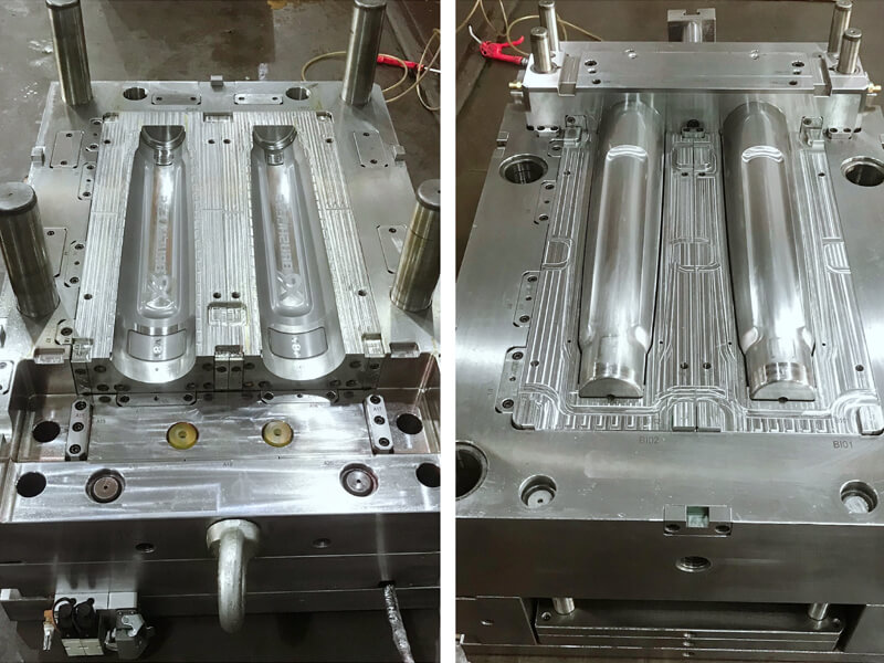 Injection Mold_with Hot Runner_Tube Part for Lawn Blower 1