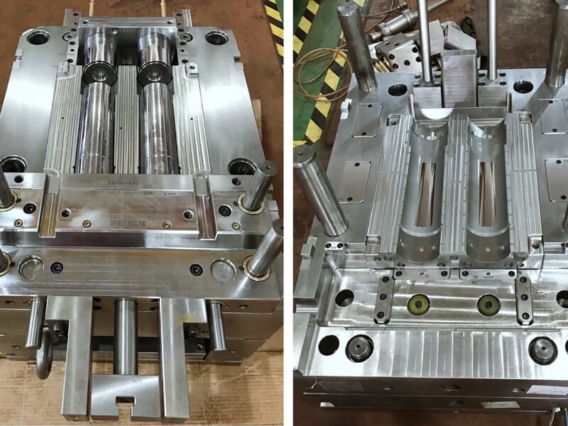 Injection Mold_with Hot Runner_Tube Part for Lawn Blower 2