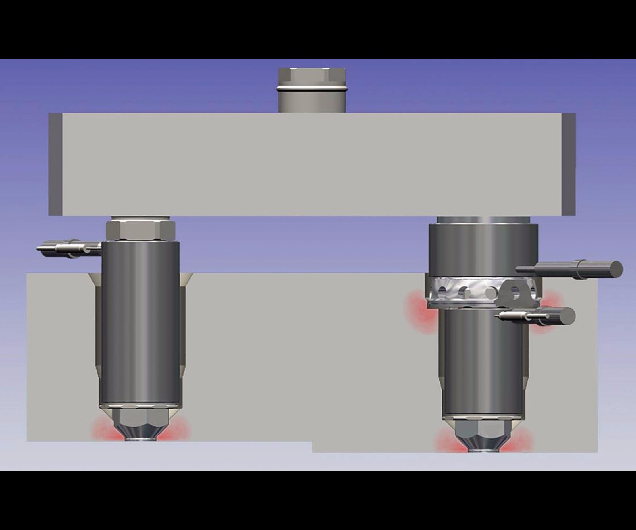 Multi-Drop Hot Runner Injection Mold