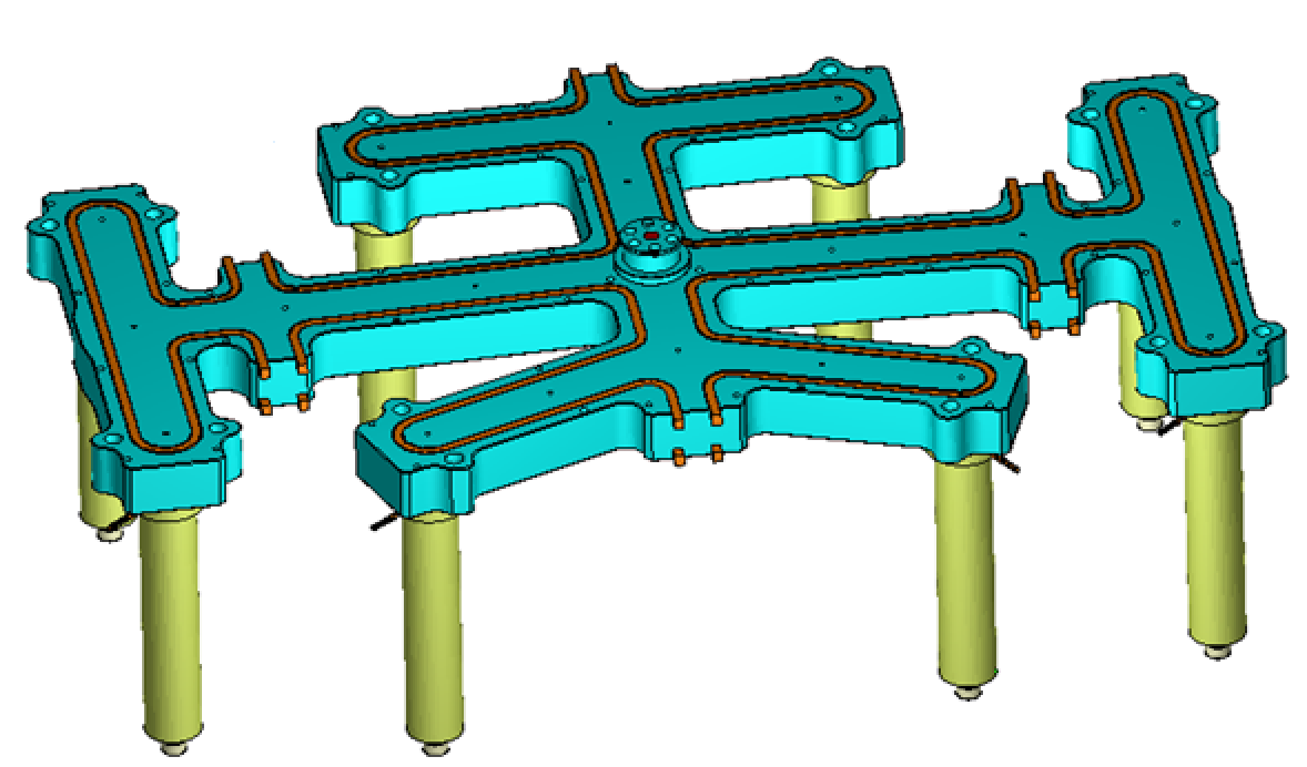 Multi-Drop Hot Runner Injection Mold    